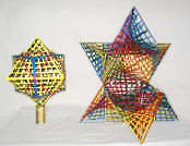 Helical Geometry's intersecting tetrahedrons