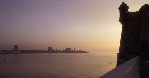 Havana, Cuba, Malecon and old fort